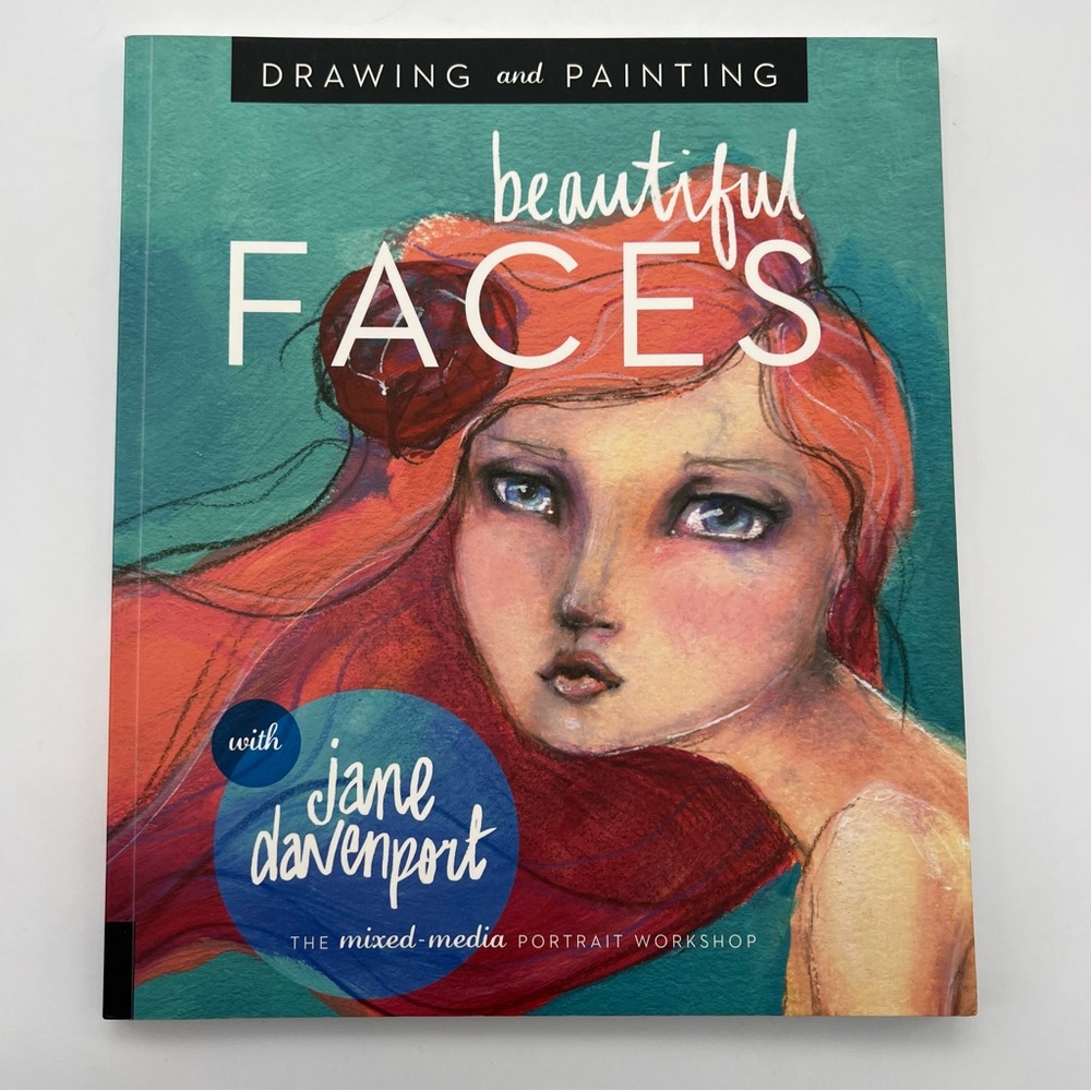 New Beautiful Faces Drawing & Painting Jane Davenport Portrait Workshop Book